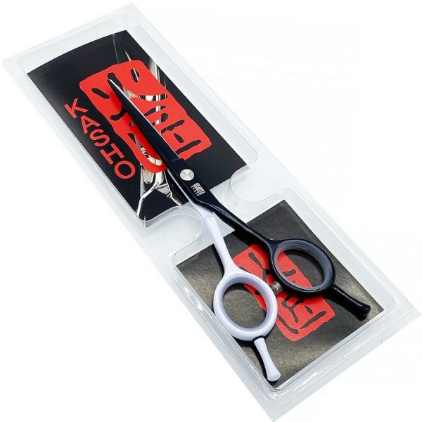 KASHO Hairdressing scissors 5.5" black-white